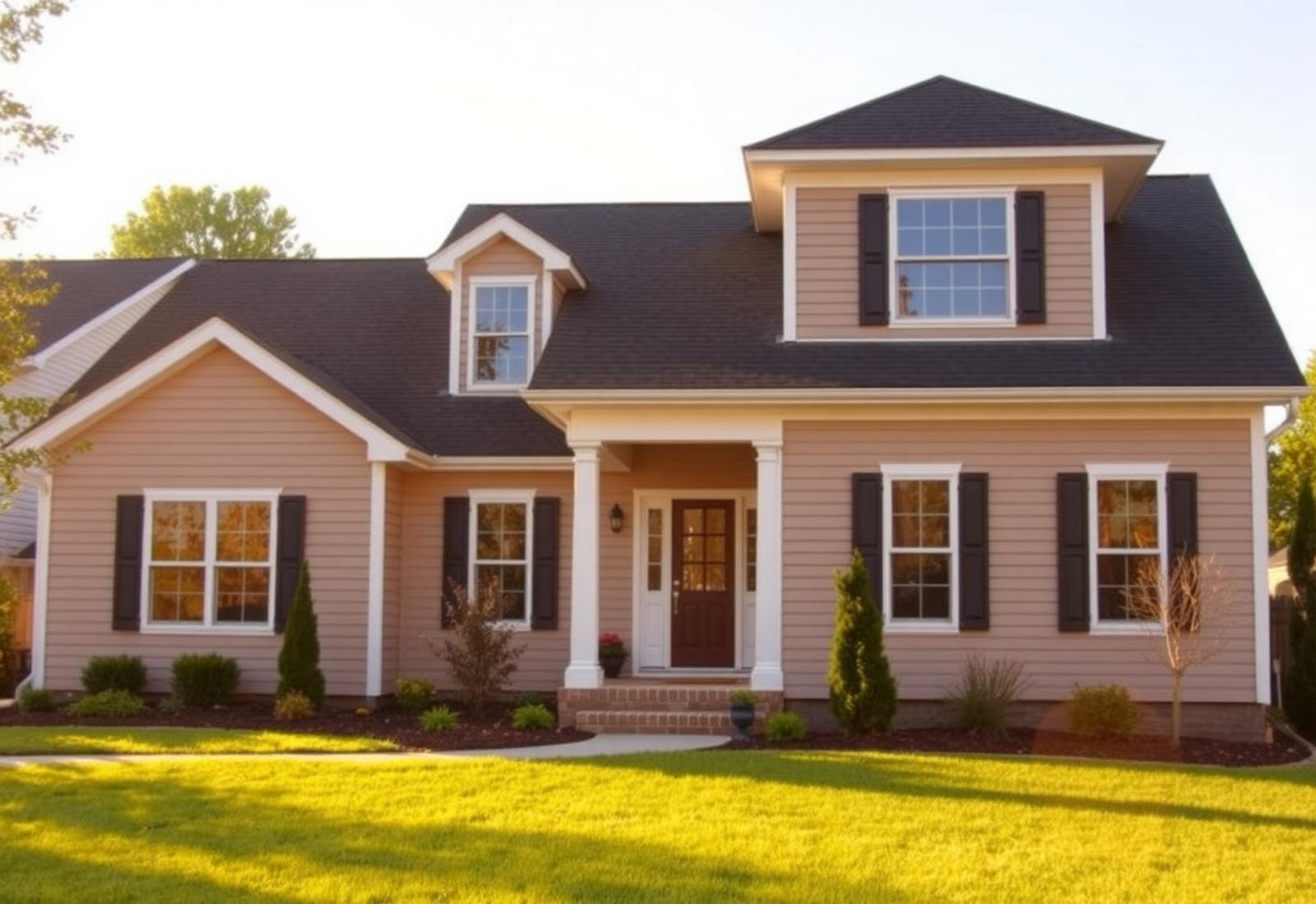 Suburban Woodbridge home with new exterior improvements